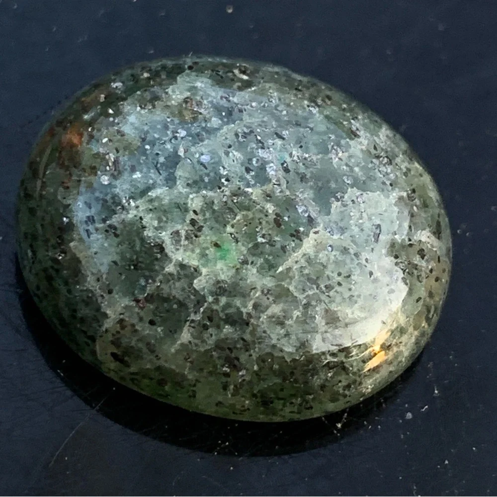 17.20 Carats Natural African Green Galaxy Quartz
